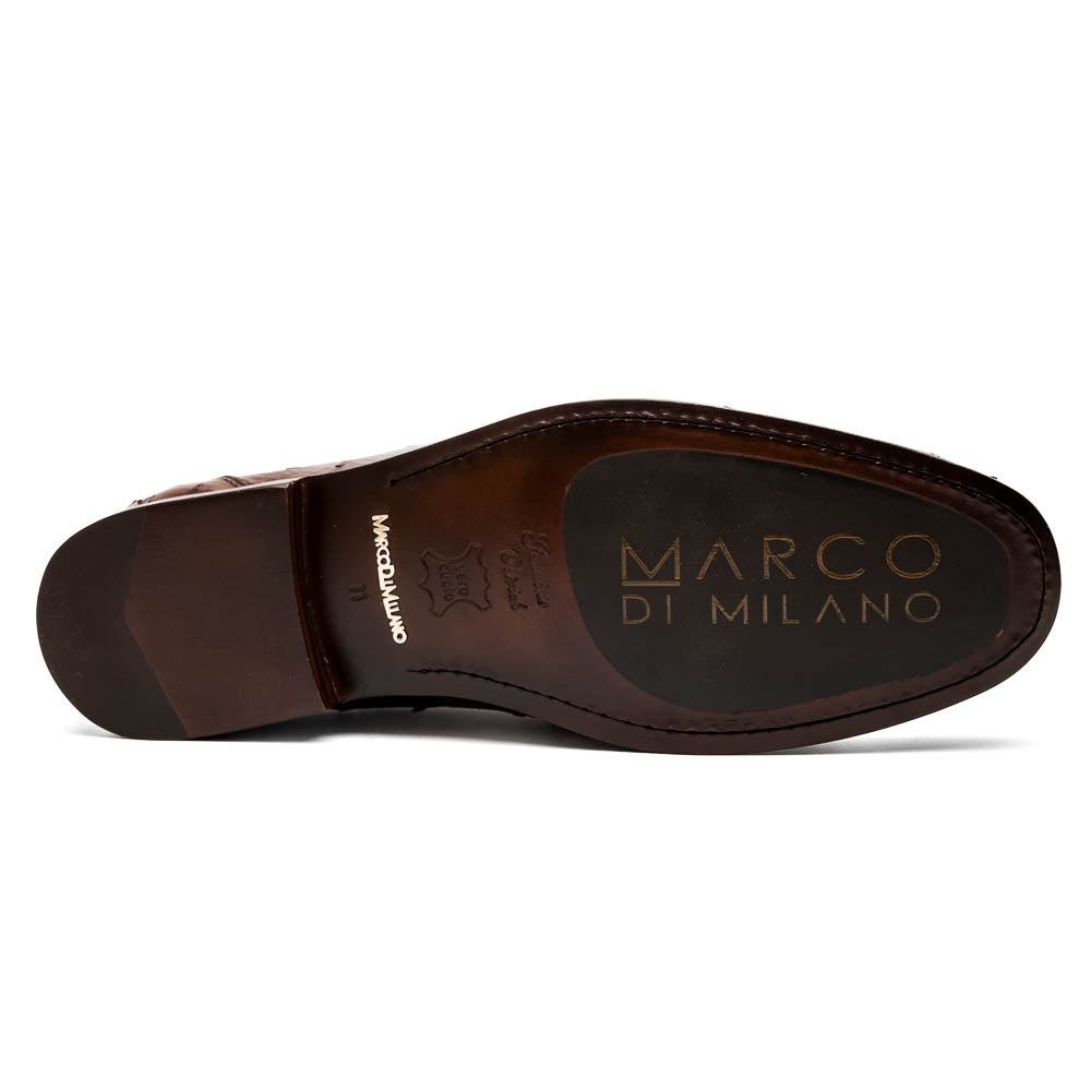 Marco Di Milano Ferrioni Ostrich Bit Loafers Kango Tabac