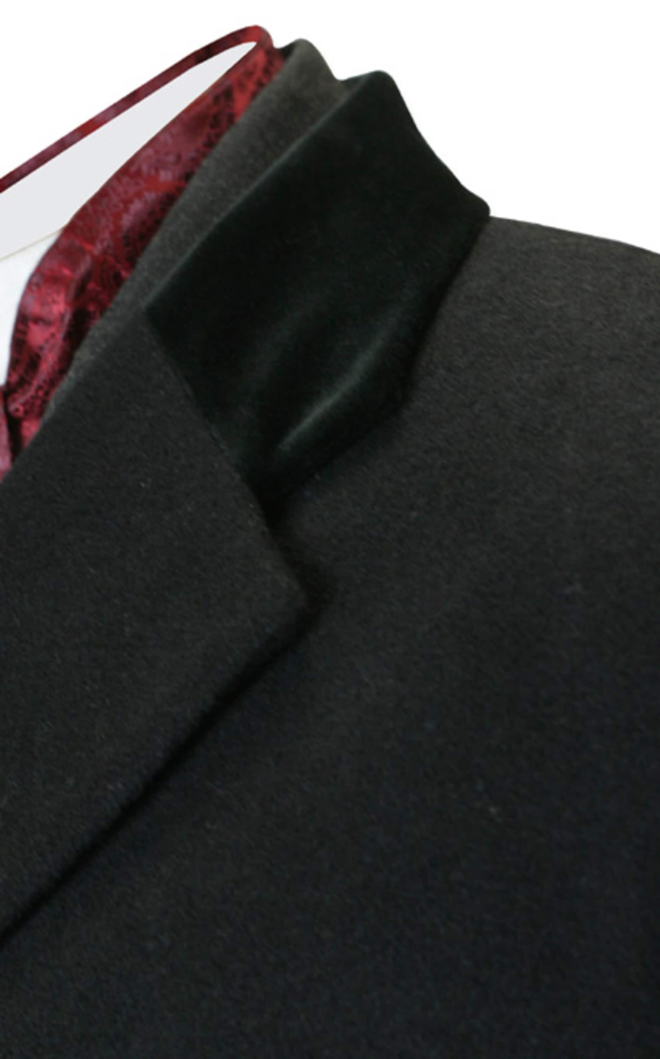 Full Length Long men's Dress Topcoat - Winter coat in Black 3   - from alligatorwarehouse.com