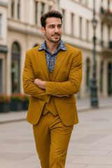 gold-suit-for-men-double-breasted-vest-peak-lapel-design