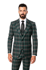 Classic Fit in Green Color by Rossiman