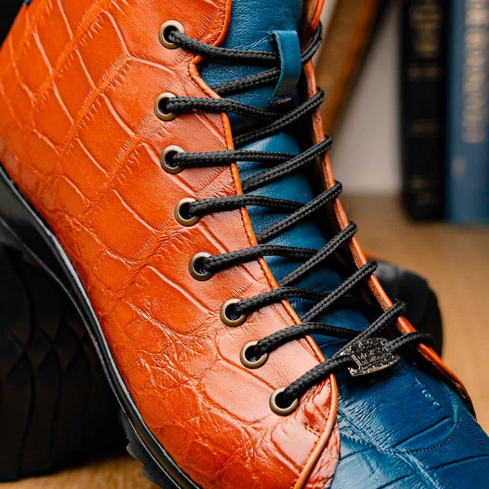 Marco_Di_Milano Hermond: Blue Jeans & Honey Leather Shoe