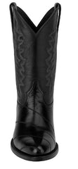 mens-king-exotic-boots-genuine-eel-skin-boots-black