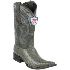 Wild West Botas de Avestruz Horma 3X Aladino