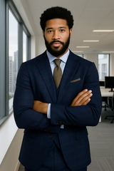 Wool Suit - Italian Made Business Suit by Statement Men's 3 Piece 100% Wool Modern Fit Suit - Sharp Plaid Pattern