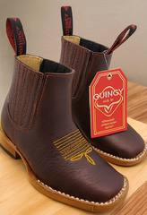 Kids Cowboy Boots Square Toe