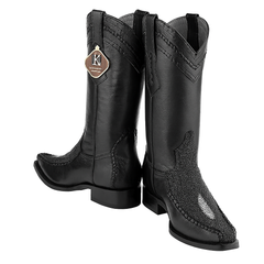 King Exotic Men's Stingray Single Stone European Toe Boot