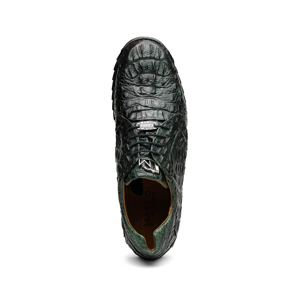 Marco_Di_Milano Kratos Green Luxury Leather Shoes