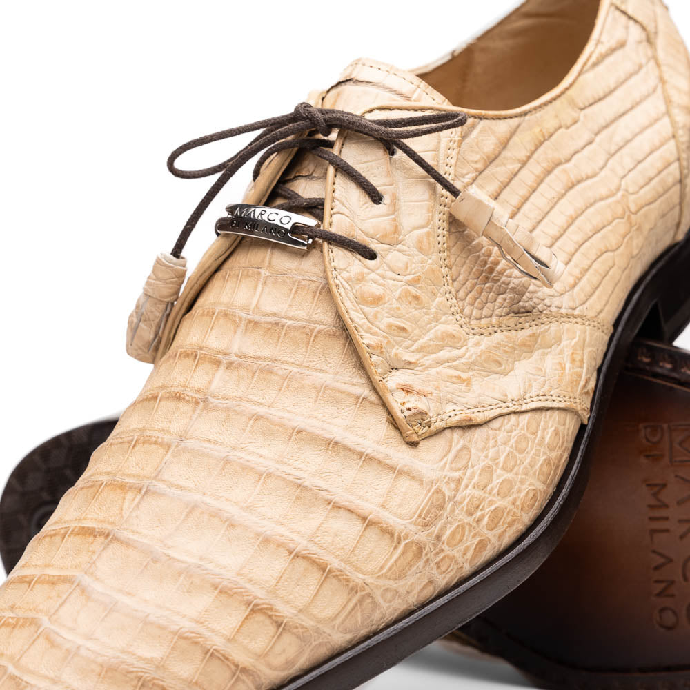 Marco Di Milano Lacio Orix Caiman Crocodile Derby 3 LACIO_CAIMAN FUSCUS_ORIX_8  - from alligatorwarehouse.com