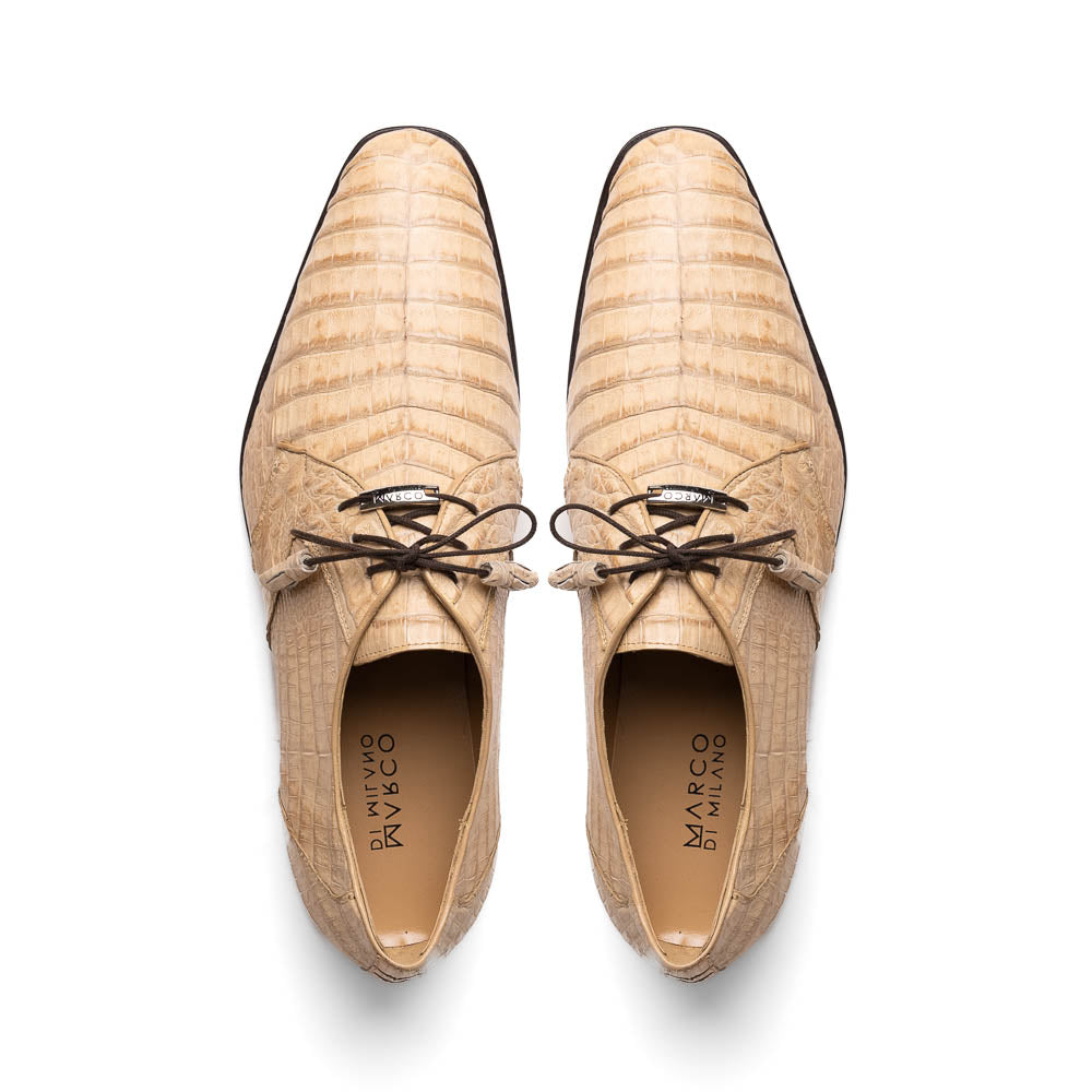 Marco Di Milano Lacio Orix Caiman Crocodile Derby 4 LACIO_CAIMAN FUSCUS_ORIX_8  - from alligatorwarehouse.com