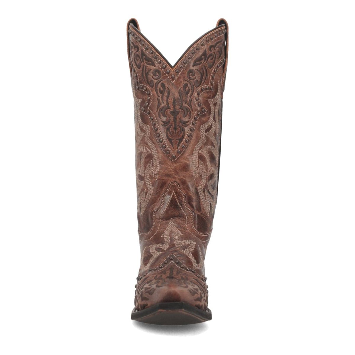 Laredo Women's Braylynn Snip Toe Leather Boots - Brown 52410 6 52410_7.5_M  - from alligatorwarehouse.com
