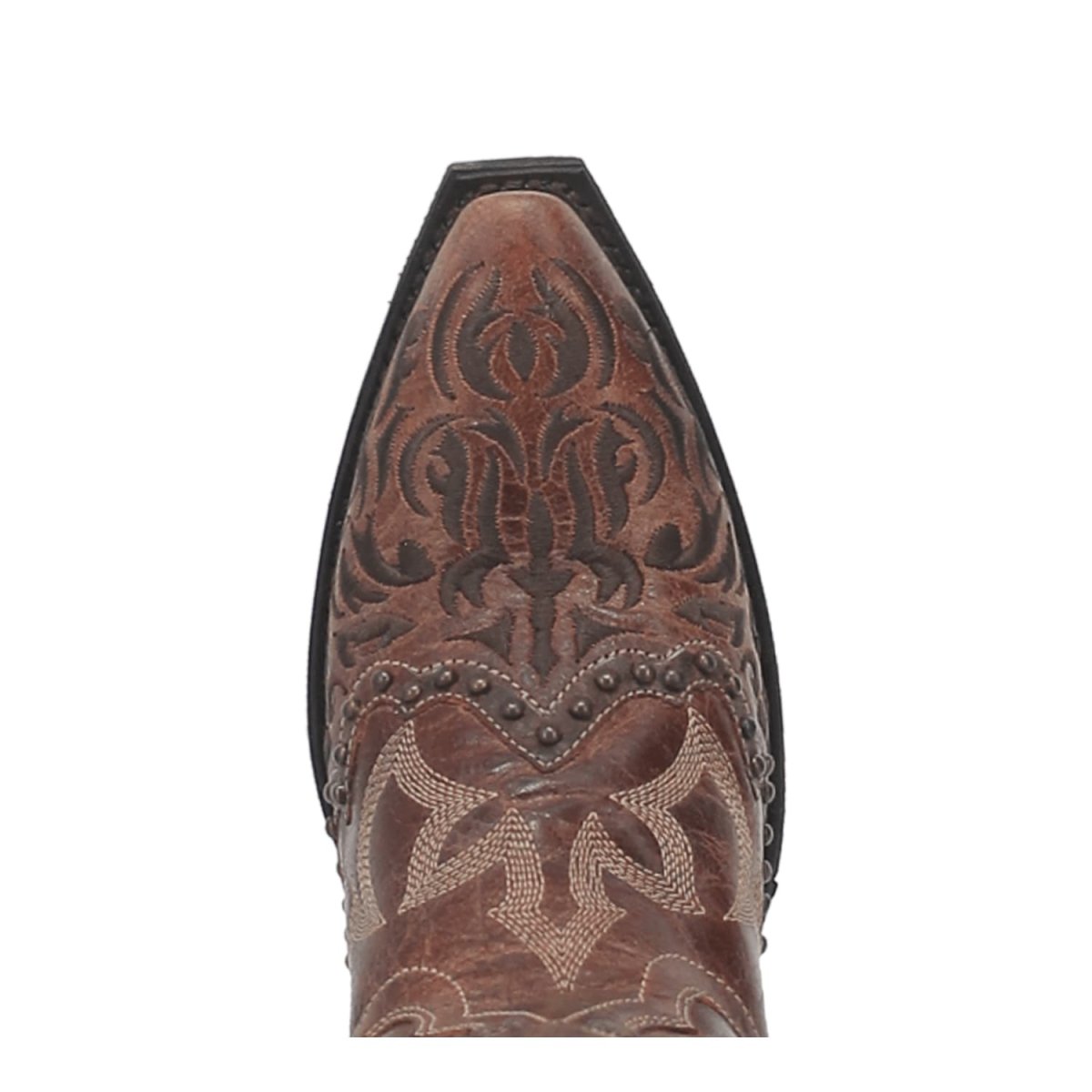 Laredo Women's Braylynn Snip Toe Leather Boots - Brown 52410 7 52410_7.5_M  - from alligatorwarehouse.com