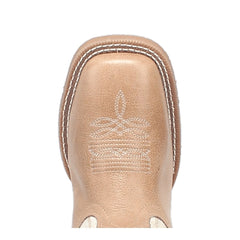 Laredo Women's Lydia Broad Square Toe Leather Boots - Sand 5603