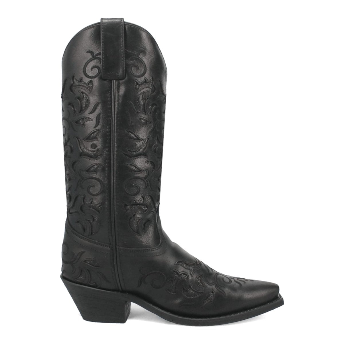 Laredo Women's Night Sky Snip Toe Leather Boots - Black 52450 3 52450_6_M  - from alligatorwarehouse.com