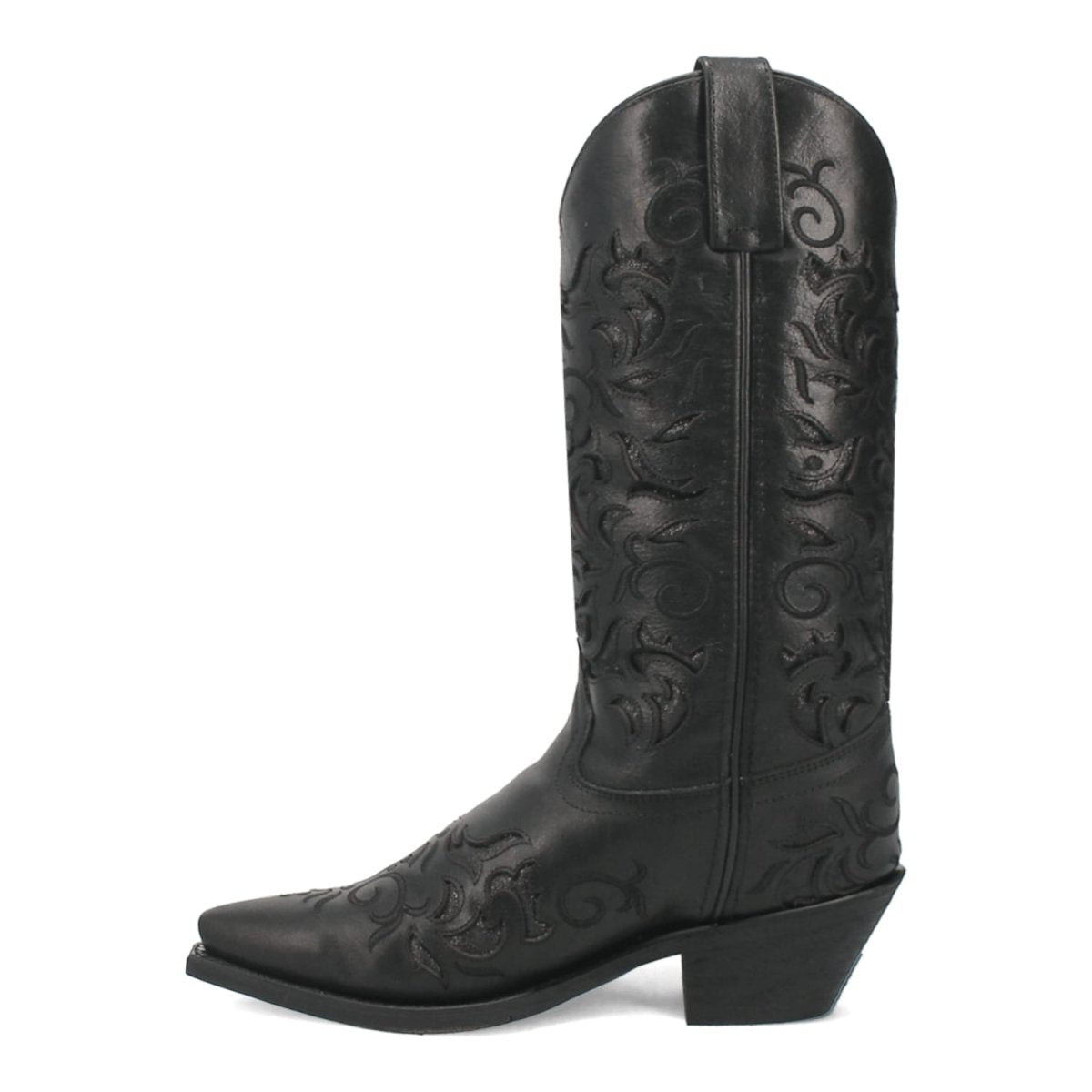 Laredo Women's Night Sky Snip Toe Leather Boots - Black 52450 4 52450_6_M  - from alligatorwarehouse.com