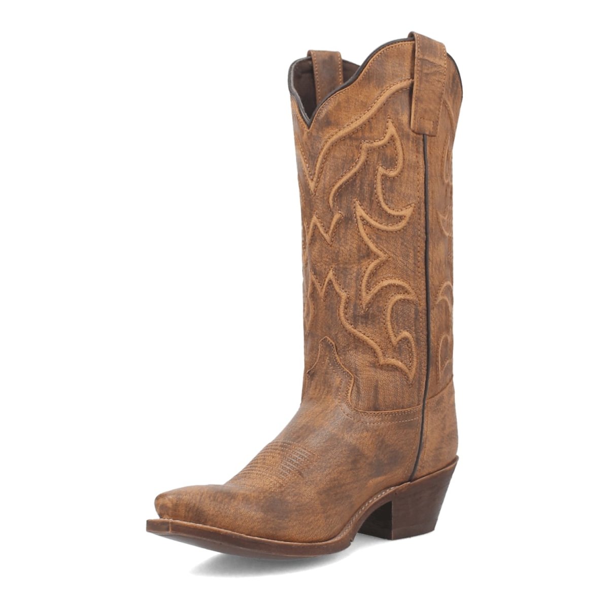 Laredo Women's Reva Snip Toe Leather Boots - Honey 54267 9 54267_6_M  - from alligatorwarehouse.com