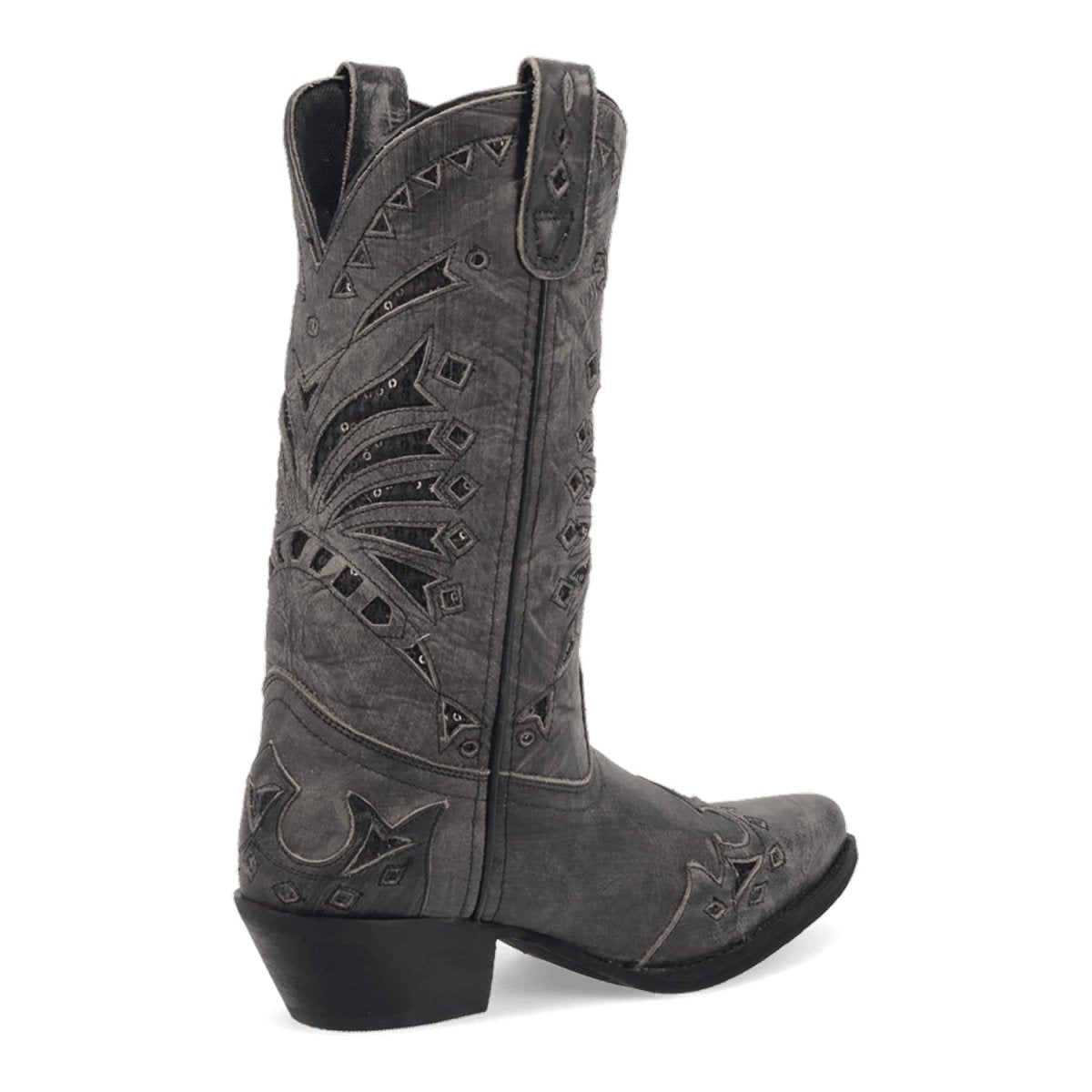 Laredo Women's Stevie Snip Toe Leather Boots - Black 52120 2 52120_6_M  - from alligatorwarehouse.com