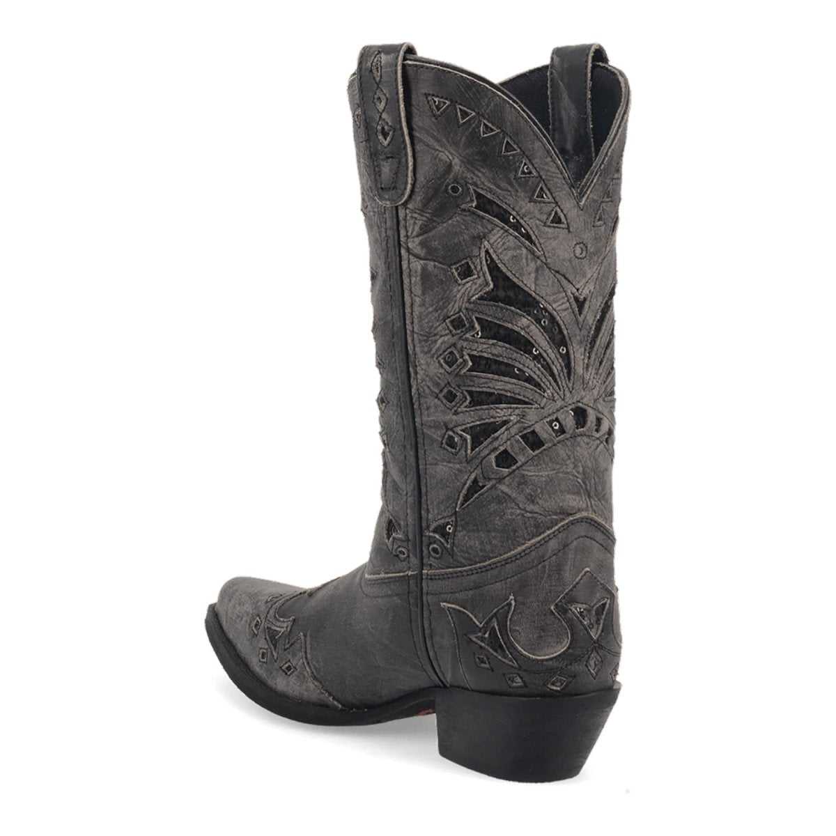 Laredo Women's Stevie Snip Toe Leather Boots - Black 52120 10 52120_6_M  - from alligatorwarehouse.com