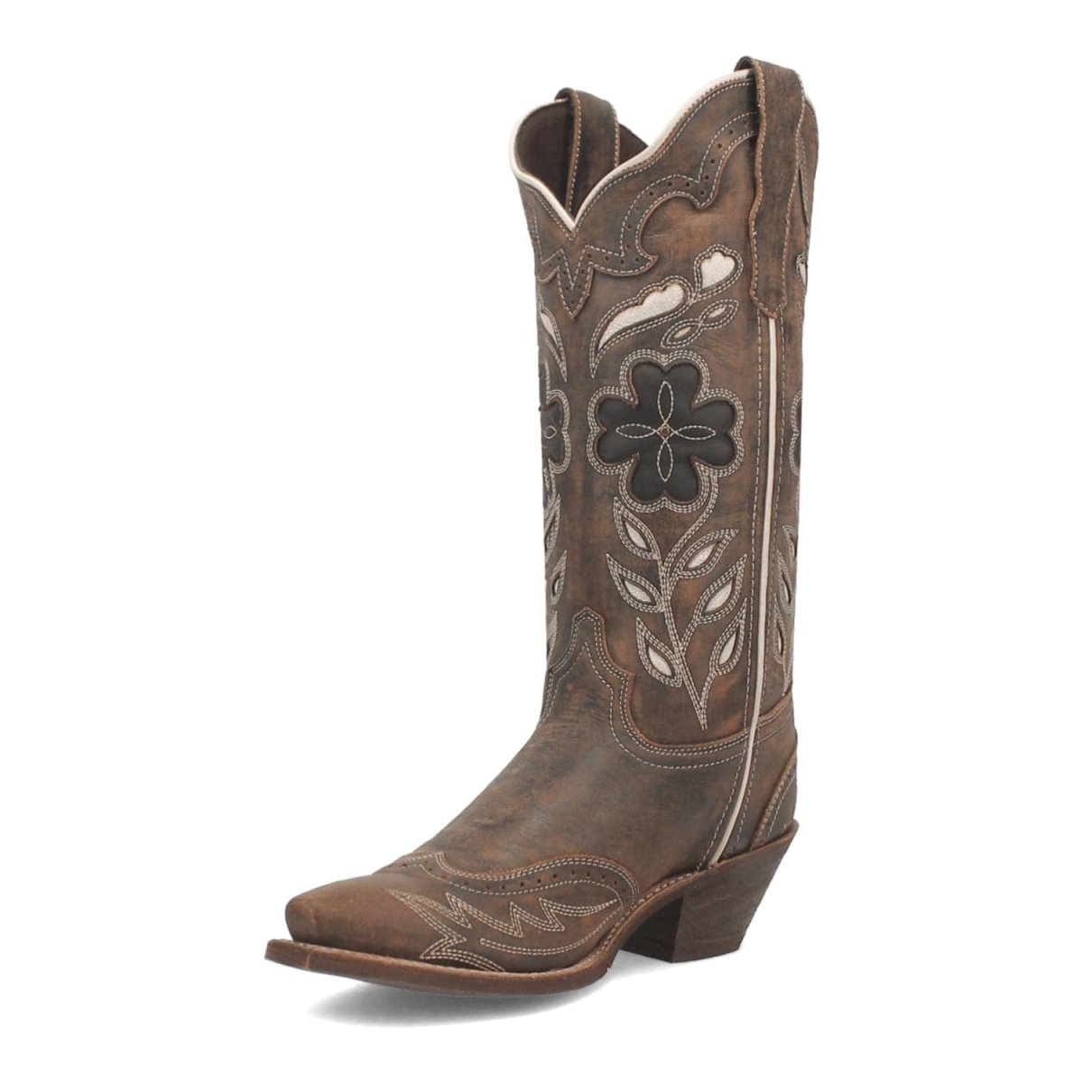Laredo Women's Zury Snip Toe Leather Boots - Brown 54268 9 54268_6_M  - from alligatorwarehouse.com