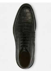 los-altos-men's-ankle-black-genuine-all-crocodile-caiman-boots