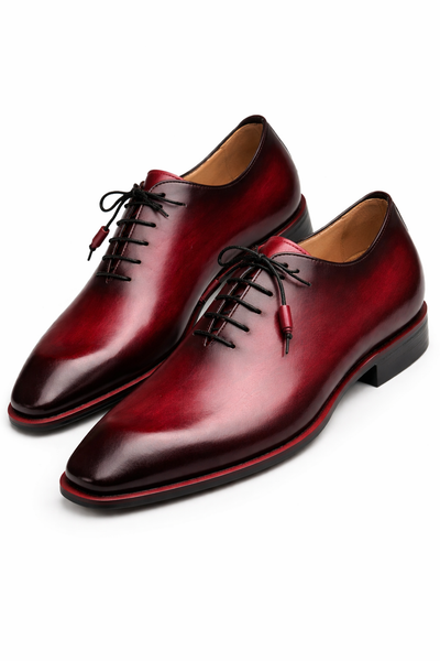 Dietro Whole Cut Oxford Burgundy By Mezlan Made In Spain Brand