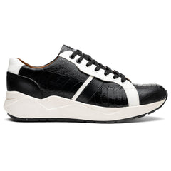 Marco Di Milano Lyon Ostrich Leg & Calfskin Sneakers