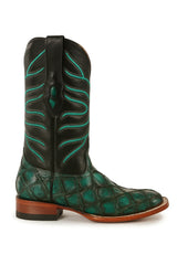 Men's Los Altos Shark Skin Wide Square Toe Boots