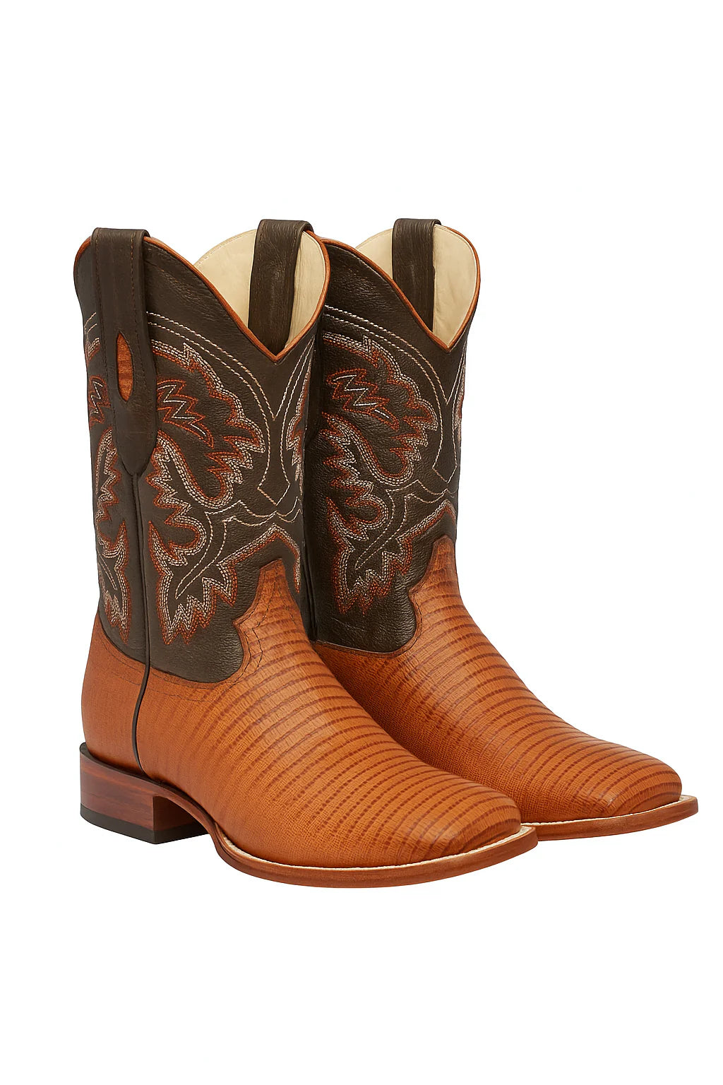 Botas Cuadrada de Armadillo Lizard Original