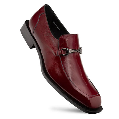 Mezlan Accola Textured Slip on - Burgundy