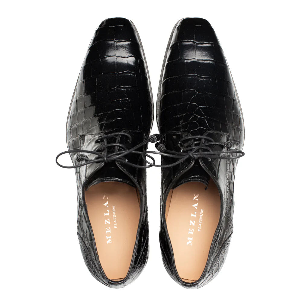 Mezlan Dandy Alligator Lace Up