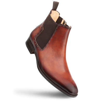 Mezlan Patina Chelsea Boot Cognac / Rust (E20484)