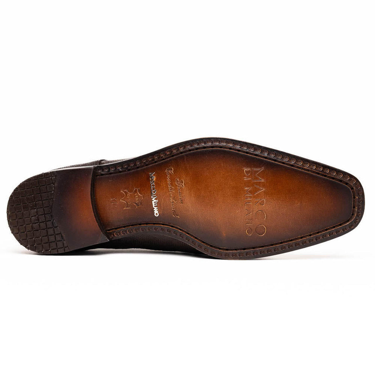 Marco Di Milano Men's Brown Caiman Lizard Derby Shoes Toluca Marco Di Milano Men's Brown Caiman Lizard Derby Shoes Toluca