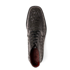Marco Di Milano Martinelli Caiman Crocodile Chukka Boots Black