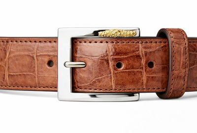 MEN 2008 COGNAC-44-ALLIGATOR BELT