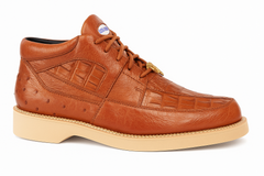 Men's Wild West Boots Caiman and Smooth Ostrich Skin Shoe 2ZA052803