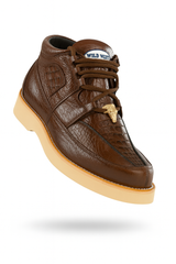 Men's Wild West Boots Caiman and Smooth Ostrich Skin Shoe 2ZA052807