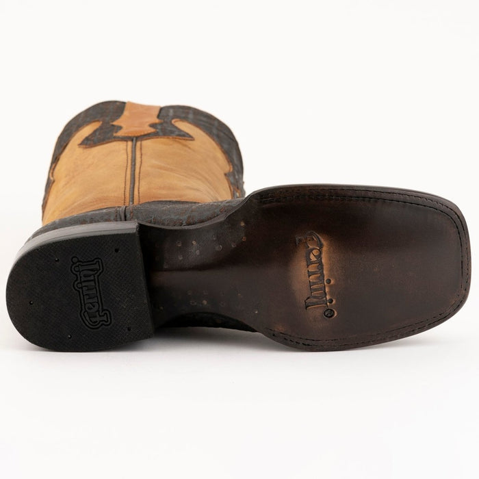 Men's Ferrini Acero Elephant Print Boots Handcrafted Nicotine 5   - from alligatorwarehouse.com