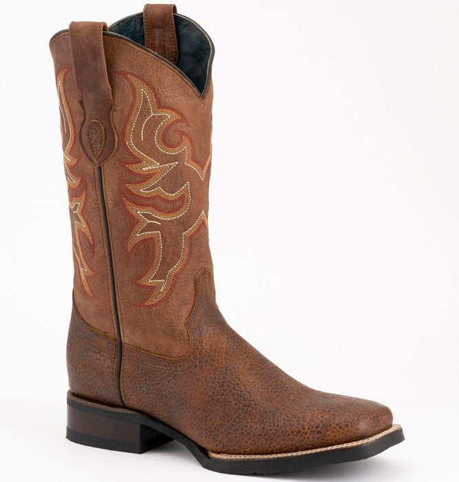 Men's Ferrini Toro Leather Boots Handcrafted Brandy Men's Ferrini Toro Leather Boots Handcrafted Brandy