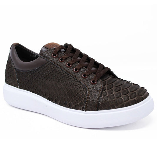 Mens Brown & Cognac Stingray Sneakers Collection - Premium Mens Brown & Cognac Stingray Sneakers at alligatorwarehouse.com
