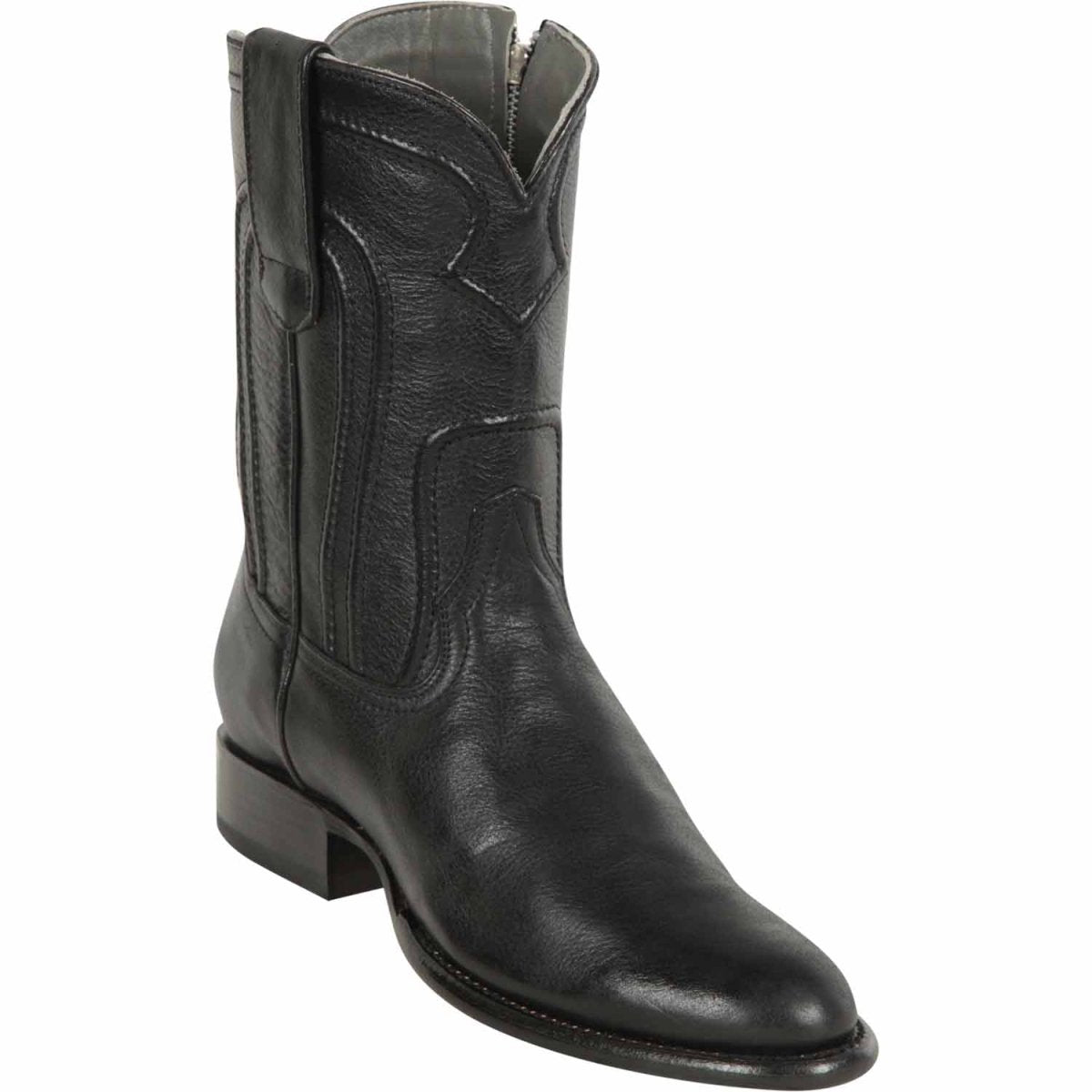 Men's Los Altos Original Leather Boots Roper Toe with Zipper 2 LAB-69Z2107-060  - from alligatorwarehouse.com