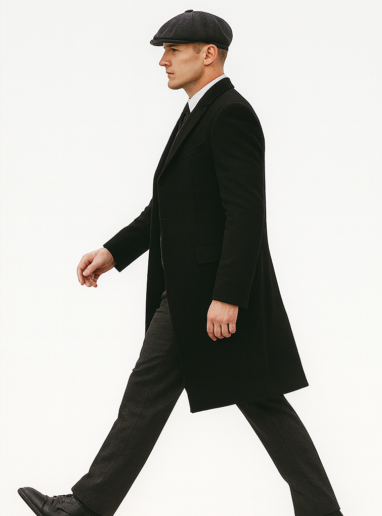 Mens Peaky Blinders Costume Thomas Shelby Suit & Overcoat 6   - from alligatorwarehouse.com