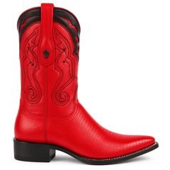 Men's Wild West Teju Lizard Skin 3X Toe Boots 29507