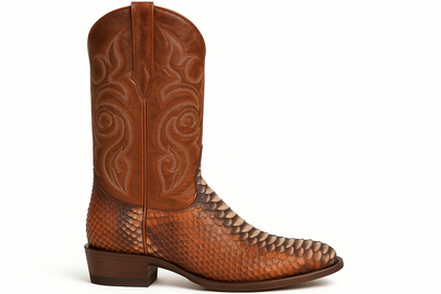 Men's Los Altos Python J-Toe Boots - Rustic