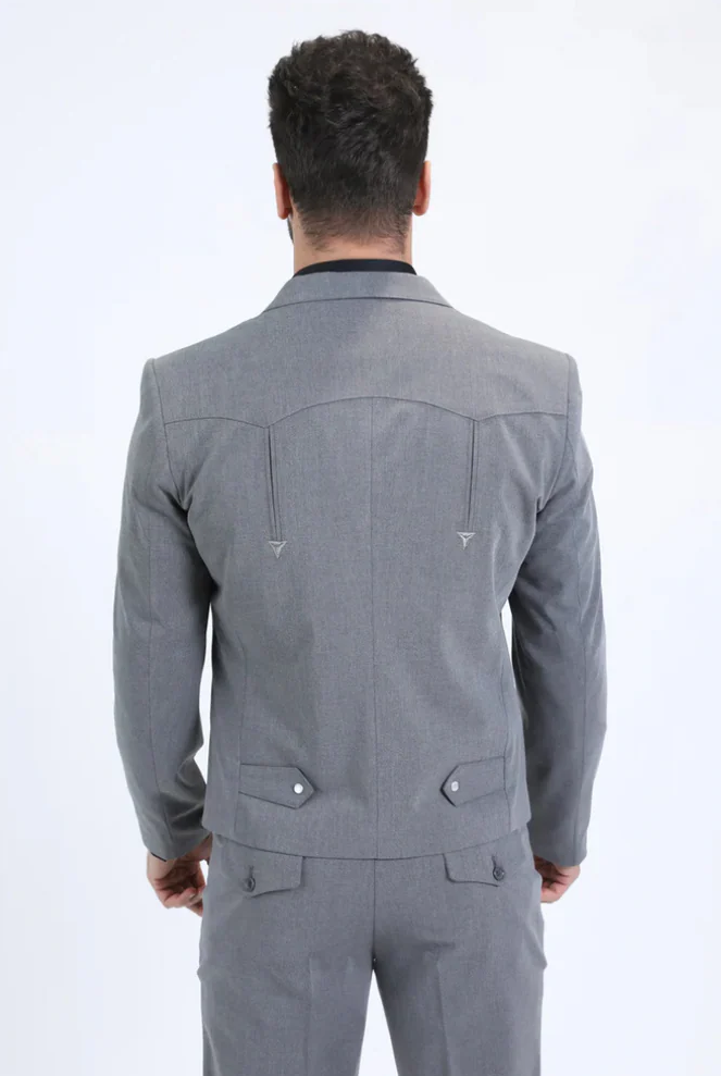 Men's Western Sport Suit - Grey 2   - from alligatorwarehouse.com