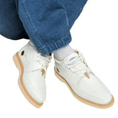 Mens Wild West Boots Caiman and Ostrich Skin Shoe 2ZA050228