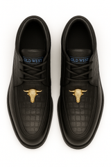 Men's Wild West Boots Caiman and Smooth Ostrich Skin Shoe 2ZA052805