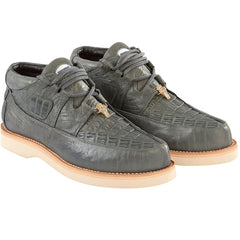 Men's Wild West Boots Caiman and Smooth Ostrich Skin Shoe