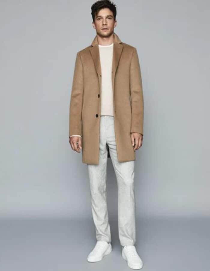 Mens Wool Epson Overcoat Camel 1   - from alligatorwarehouse.com