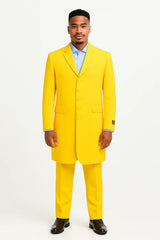 Yellow Zoot Suit - Mens Fashion Golish Yellow 1920s Vintage Look