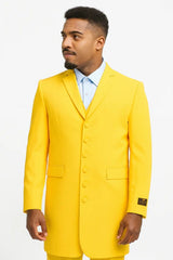 Yellow Zoot Suit - Mens Fashion Golish Yellow 1920s Vintage Look