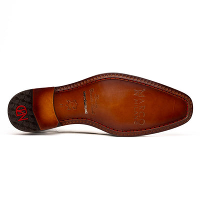 Marco Di Milano Merida White Lizard & Caiman Crocodile Oxfords Shoes 4 MERIDA_CAIMAN FUSCUS-LIZ RING_WITHE_8  - from alligatorwarehouse.com